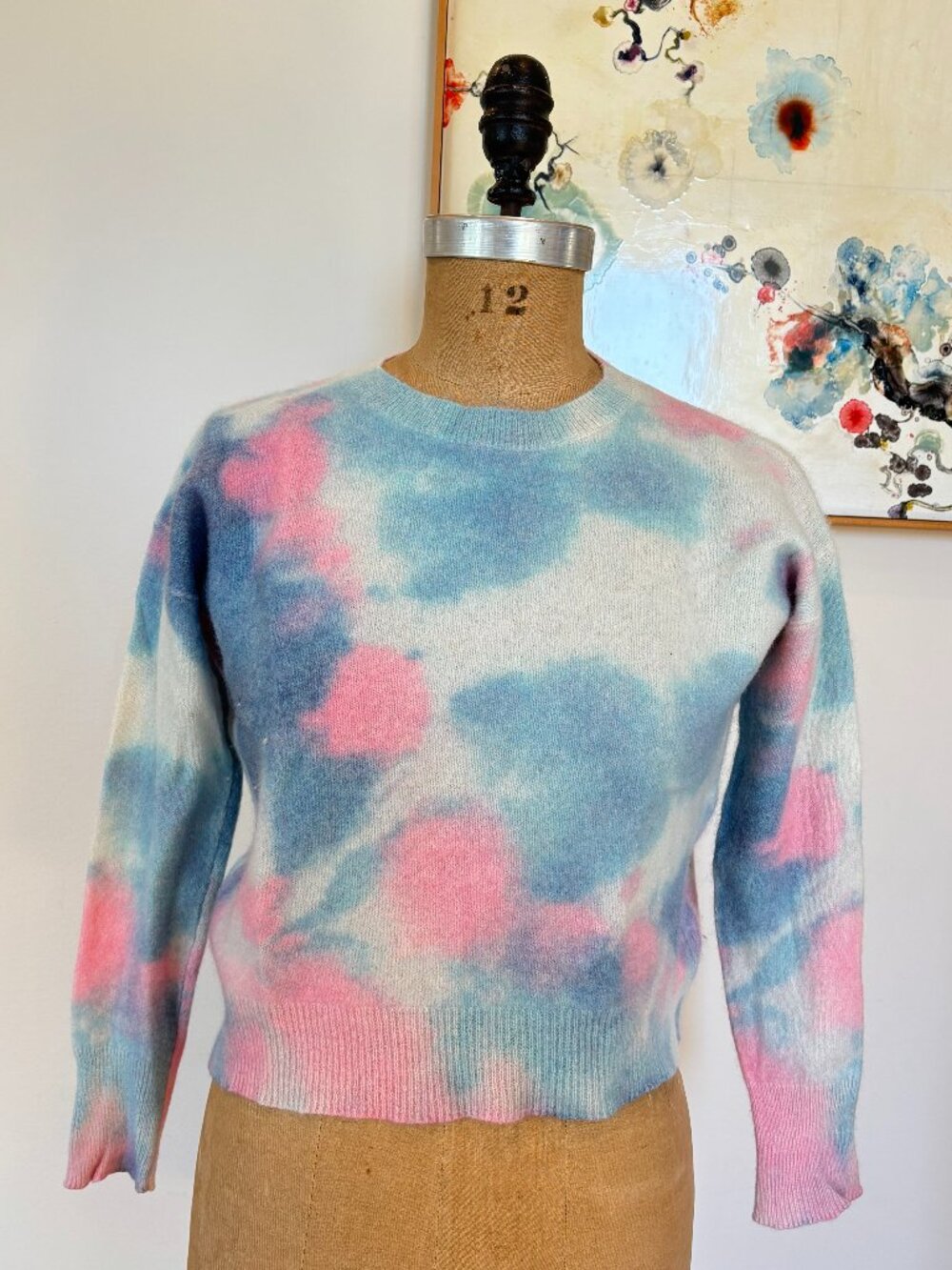 Tie Dye 360 Cashmere Sweater Sample